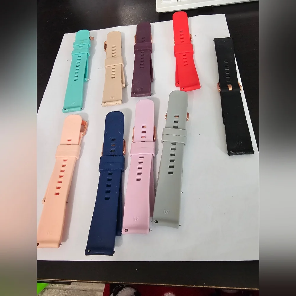 Silicone Wrist Band Compatible with Samsung Galaxy Watch 42 mm SM-R810 - R815